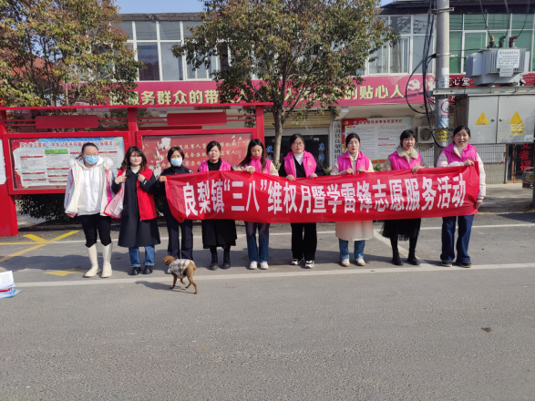 砀山县良梨镇开展“三八”维权暨学雷锋志愿服务活动
